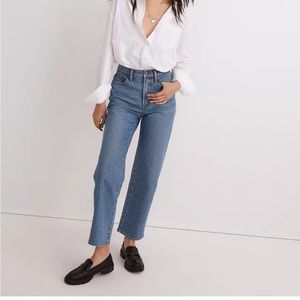 Madewell Perfect Vintage Wide-Leg Crop Jean